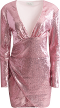 Boujee Bling Mini Dress - Pink