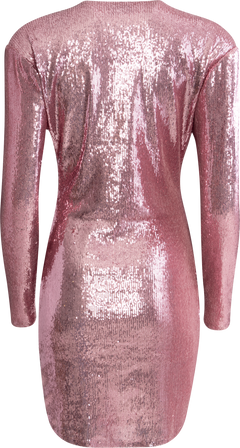 Boujee Bling Mini Dress - Pink