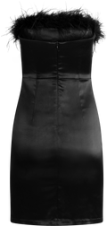 Little Black Feather Dress - Black