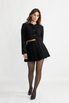 Settle Tweed Jacket - Black