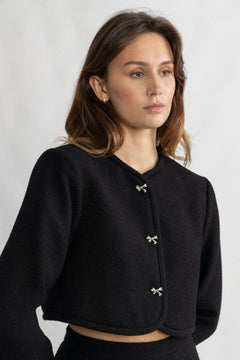 Settle Tweed Jacket - Black