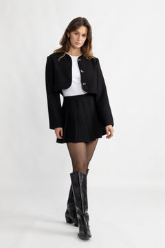 Settle Tweed Jacket - Black
