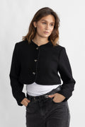 Settle Tweed Jacket - Black