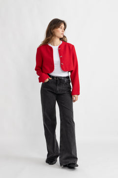 Settle Tweed Jacket - Red