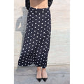 Josellecras Skirt - Black Polka