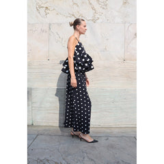Josellecras Skirt - Black Polka