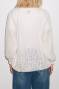 Joseph Cardigan Solid - White