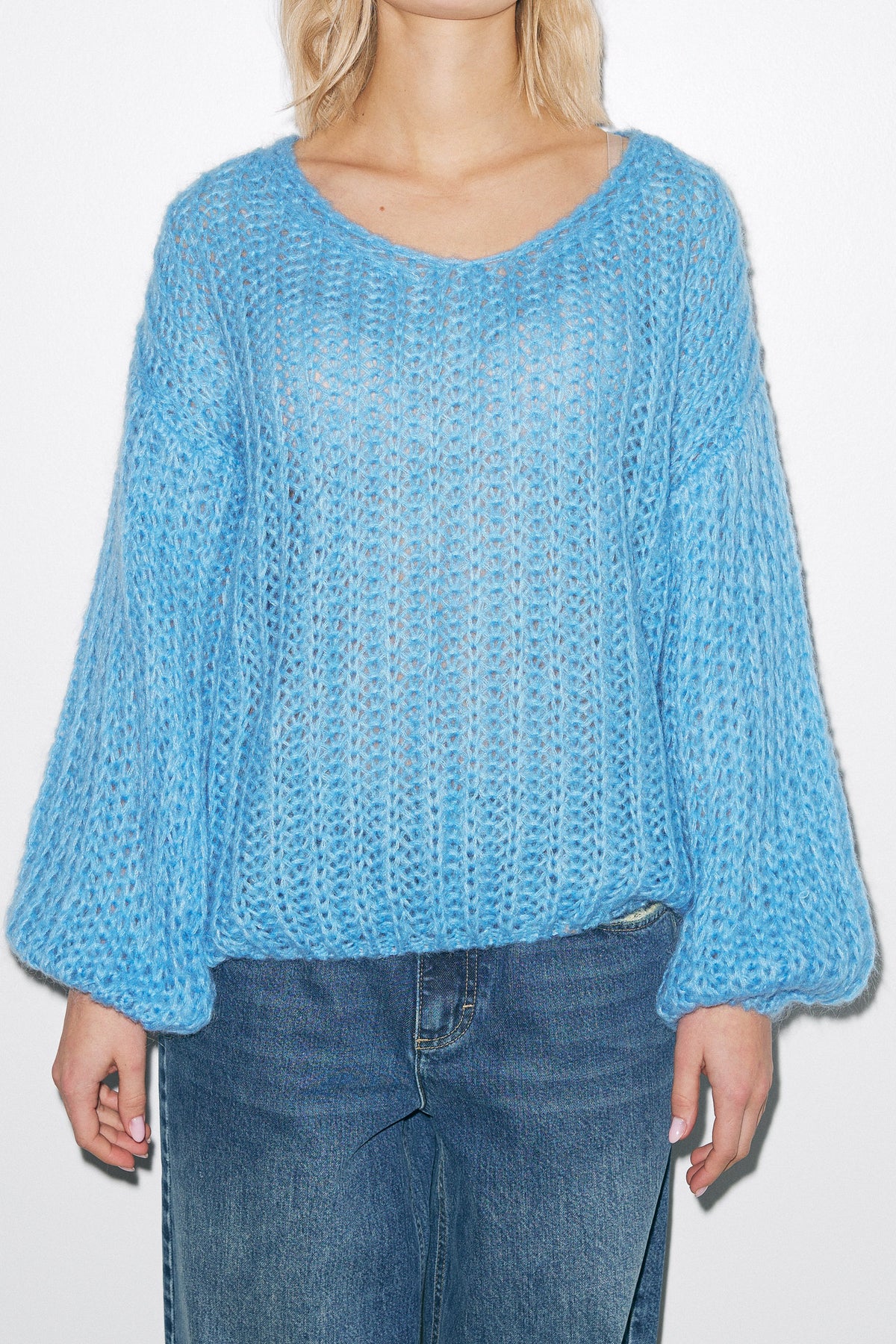 Joseph Knit Sweater - Blue