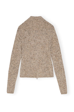 Alpaca Cotton Mix Highneck - Safari