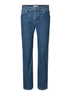 Straight Bea-Kori MW Jeans - Medium Blue Denim