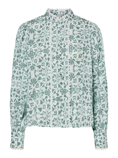 Yasvips Ls Shirt - Iceberg Green Vips Print