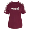 Linear Tee - Maroon/Maroon/Off White