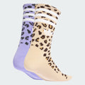 Dy Cg Crew Socks 2-Pack - Soft Khaki/Light Purple