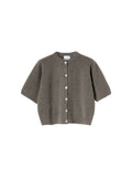 Kae Ss Knit Cardigan - Coffee