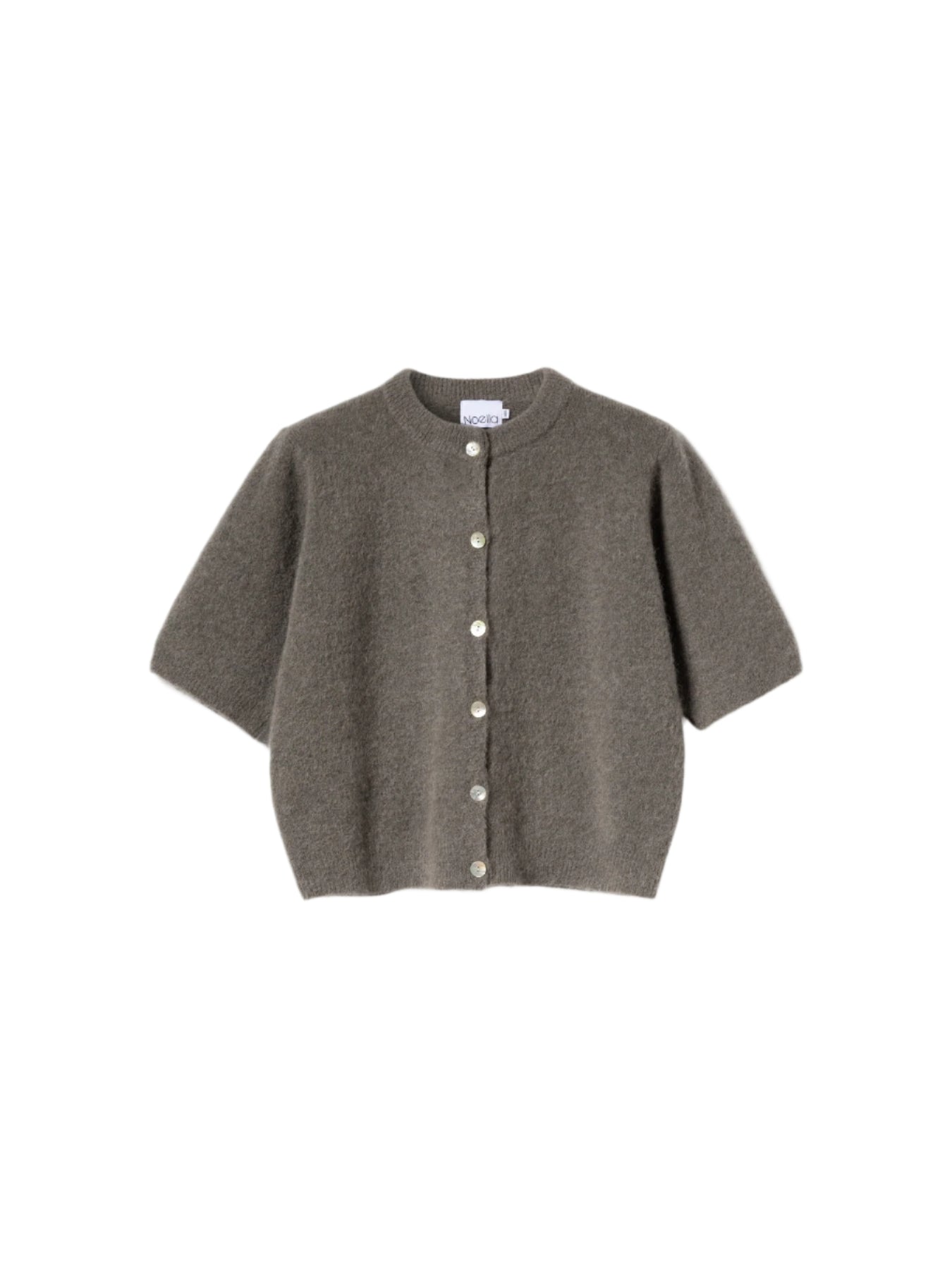 Kae Ss Knit Cardigan - Coffee