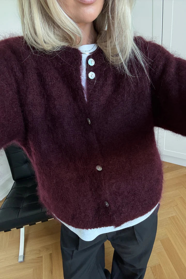 N-Kae Mohair Cardigan - Winetasting