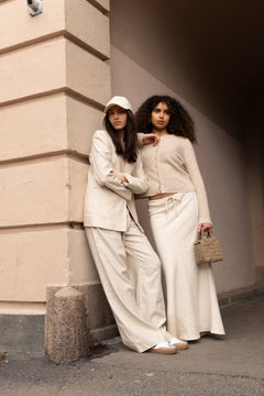 Linen Maxi Skirt - Sand