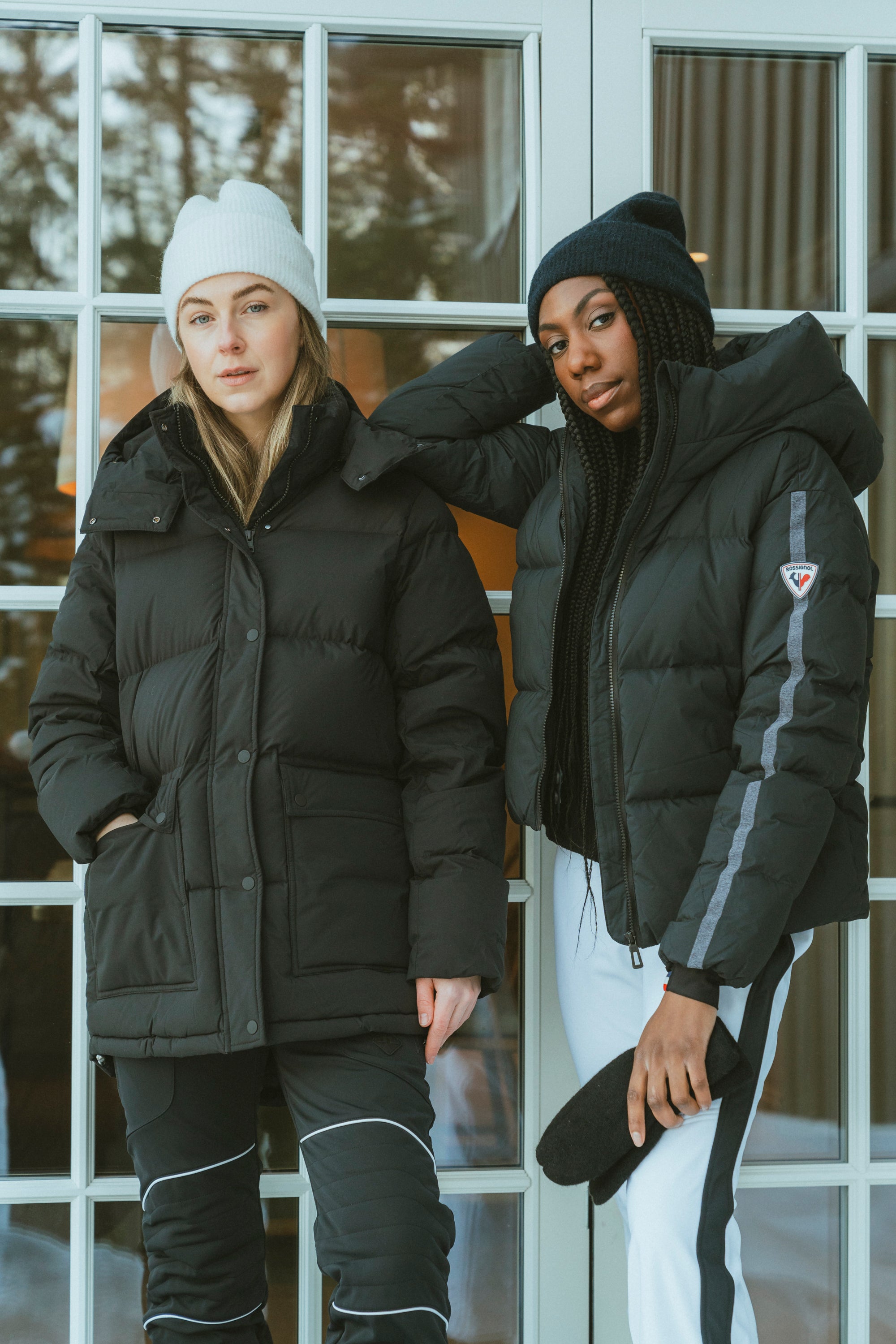 W Bomber Down Jacket - Black