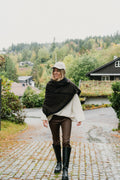 Triangle Scarf - Tobacco/Black