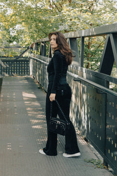 Caisa Ultra Low Rise Pants - Black