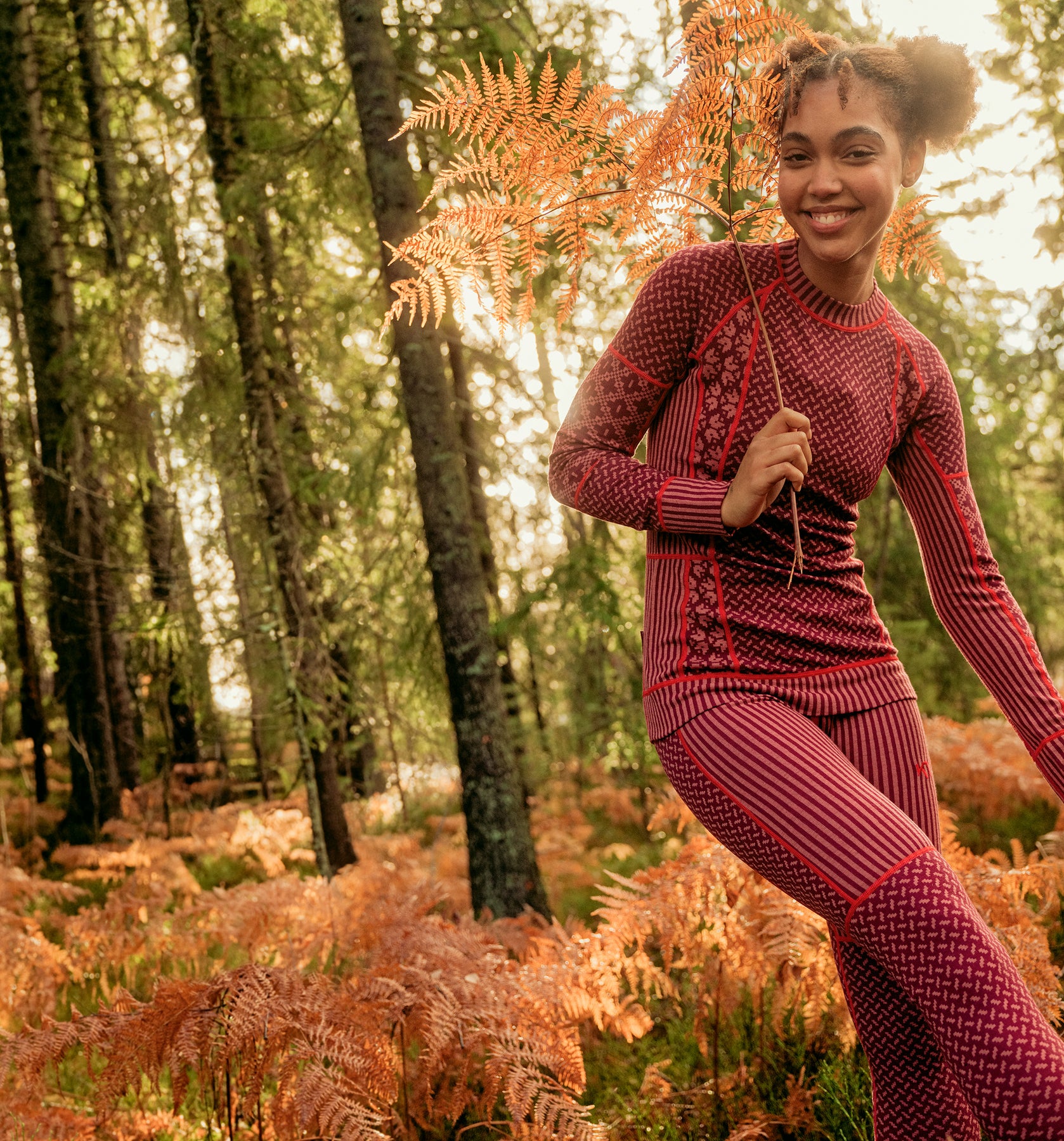 Smekker Long Sleeve - Burgundy Red