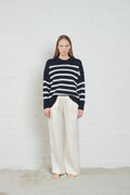 Kayne Stripe - Dk Navy/Offwhite