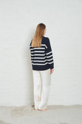 Kayne Stripe - Dk Navy/Offwhite