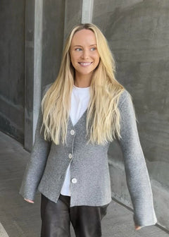 Klayton Cardigan - Grey Melange