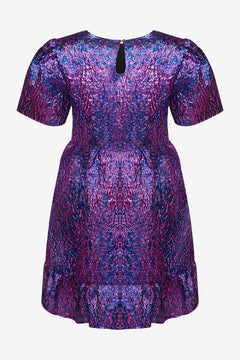 Maine Taylor Dress - Lilac /Blue Mix