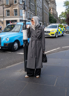 ShayMD Coat - Dark Grey Melange