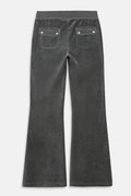 Layla Low Rise Flare Pocketed - Charcoal Marl