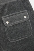 Layla Low Rise Flare Pocketed - Charcoal Marl