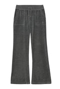 Layla Low Rise Flare Pocketed - Charcoal Marl