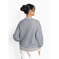 Logo Short Cardigan - Faded Denim