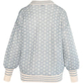 Logo Short Cardigan - Faded Denim
