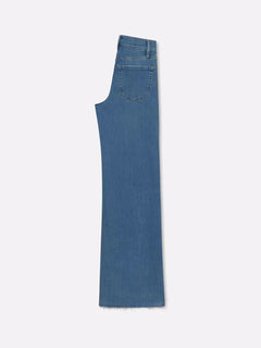 Le Slim Palazzo Raw Fray - Clearwater