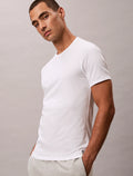 S/S Crew Neck 3Pk - White