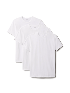 S/S Crew Neck 3Pk - White