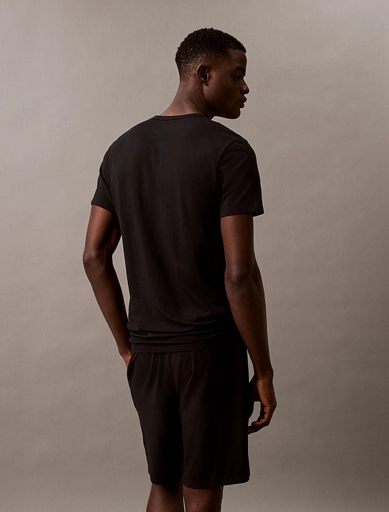 S/S Crew Neck 3Pk - Black