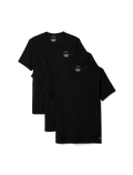 S/S Crew Neck 3Pk - Black