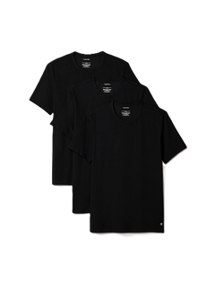 S/S Crew Neck 3Pk - Black