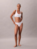 Unlined Bralette - White