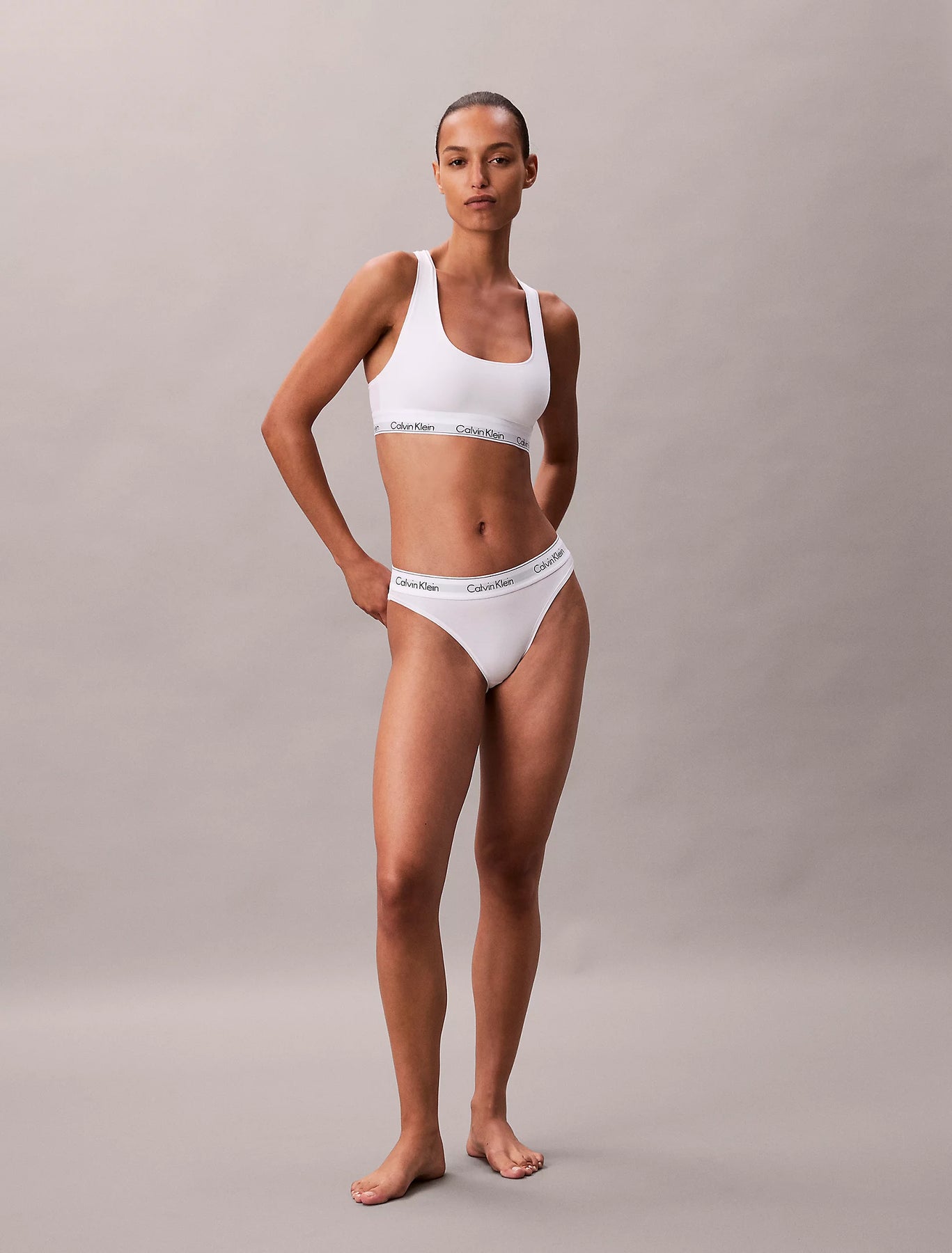 Unlined Bralette - White