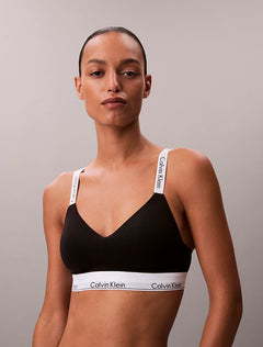 Lightly Lined Bralette - Black