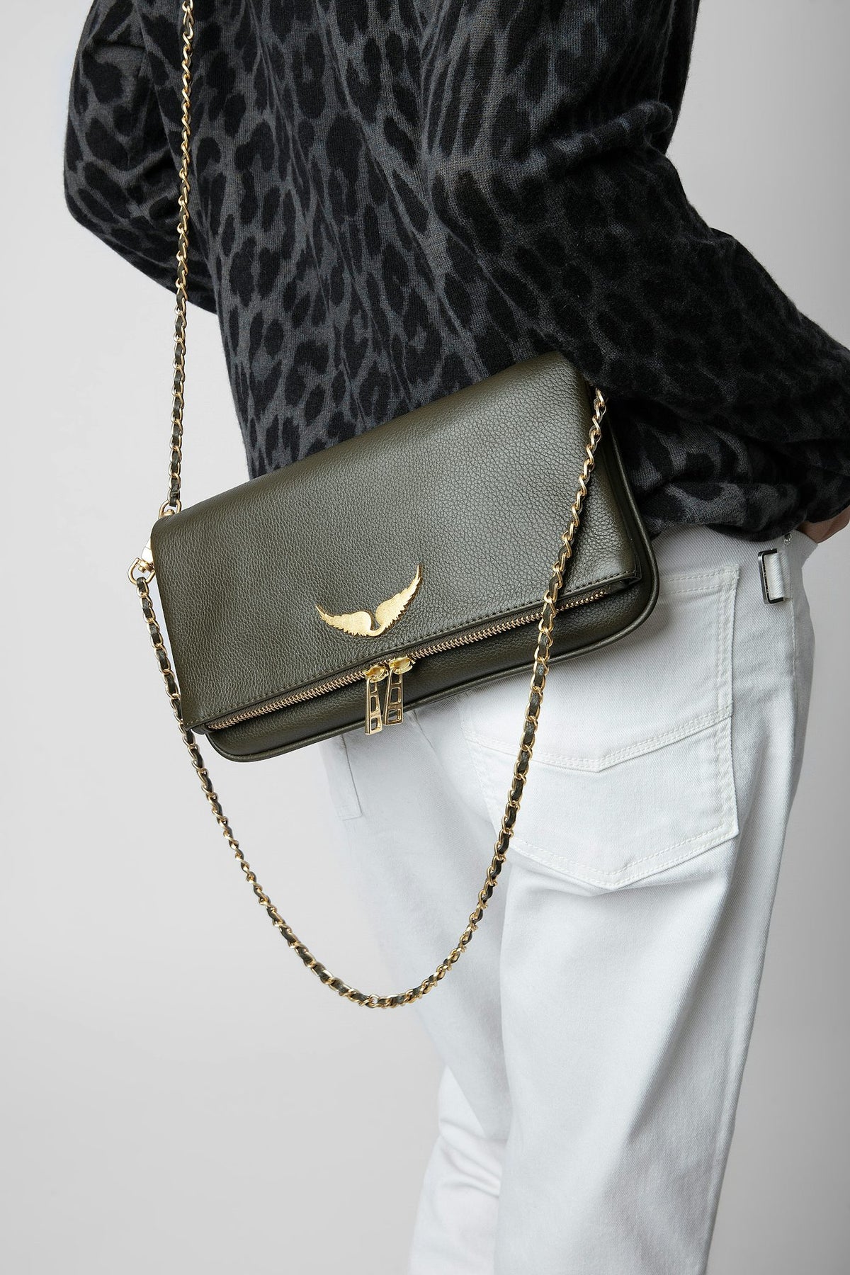 Zadig Voltaire Vesker Rock Grained Leather Military Villoid zadig-voltaire-vesker-rock-grained-leather-military-villoid