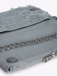 Rock Fringed Denim - Breeze