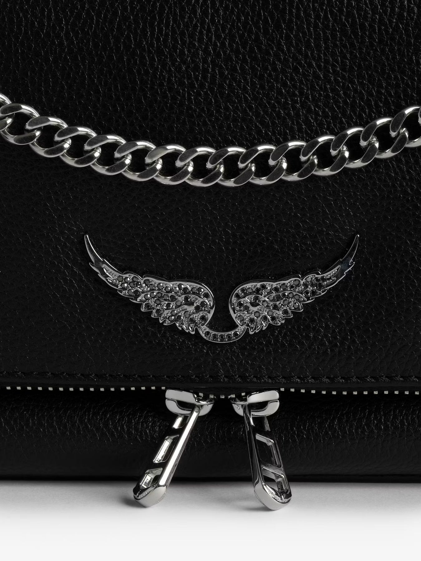 Rock II Grained Leather - Black