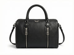 Sunny Medium Grained Leather - Black Unique