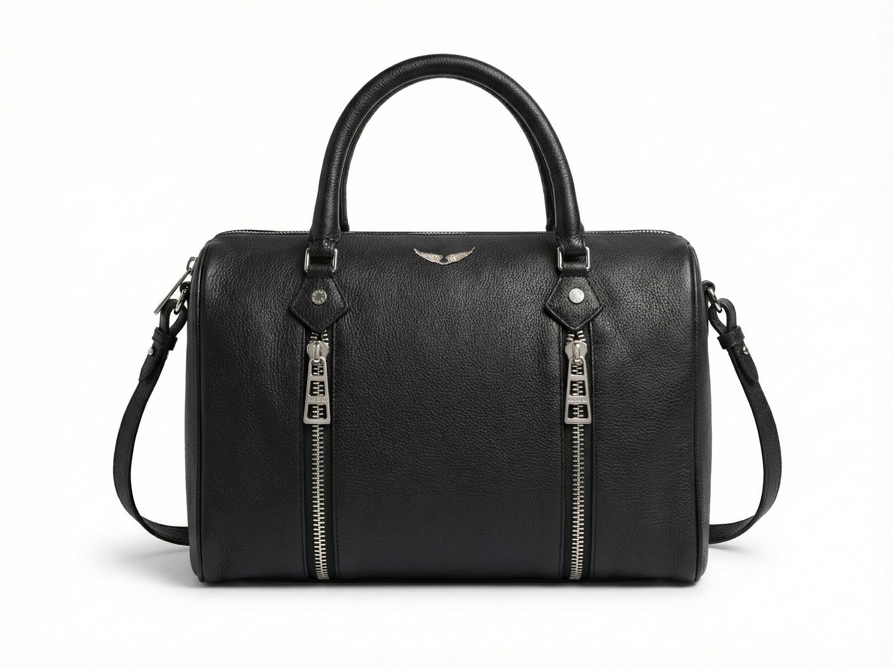 Sunny Medium Grained Leather - Black Unique