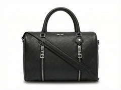 Sunny Medium Grained Leather - Black Unique